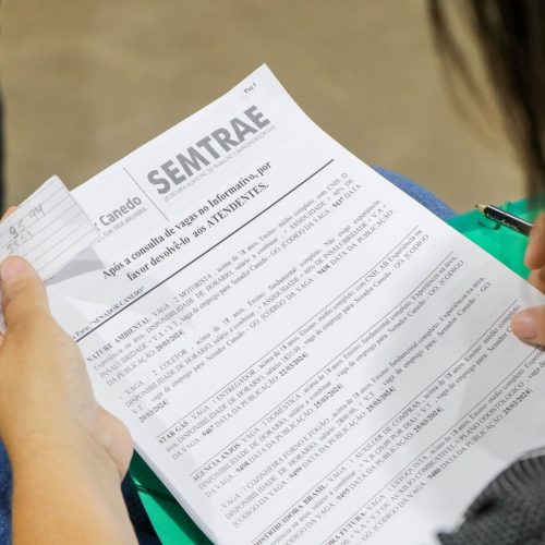 Senador Canedo tem mais de 1.600 oportunidades de trabalho até sexta-feira