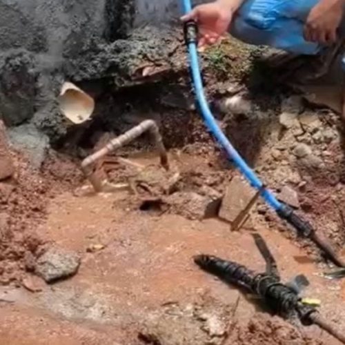 Sanesc alerta para riscos à saúde e multas em ligações clandestinas de água em Senador Canedo