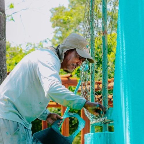 Manutenção em quadras e espaços de lazer reforça conservação de áreas públicas em Senador Canedo