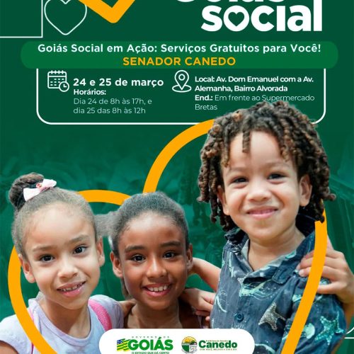 Goiás Social vai entregar cerca de mil cartões em Senador Canedo