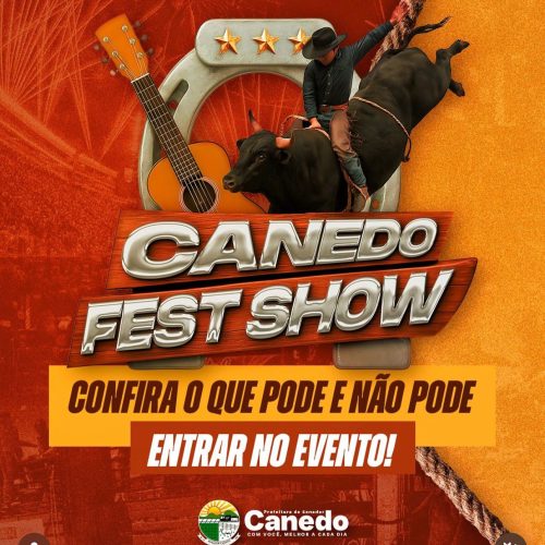 Canedo Fest Show 2026 terá quatro dias de rodeio e grandes shows nacionais