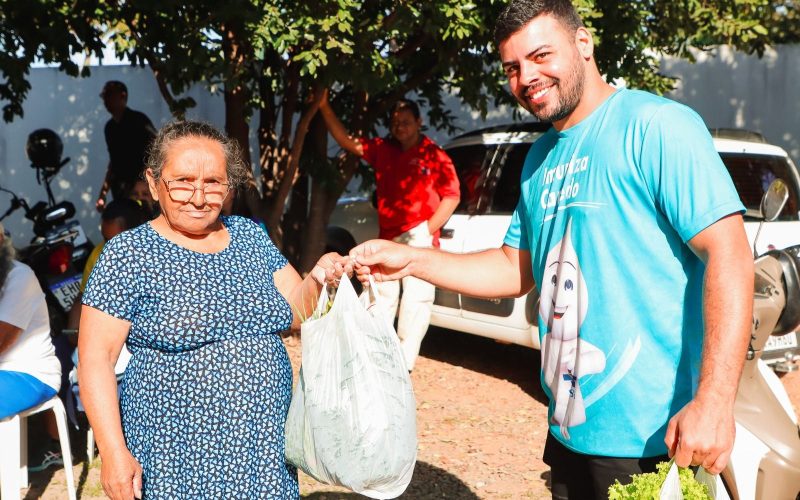 PROJETO MUNDO VERDE LEVA HORTAS COMUNITÁRIAS E ALIMENTAÇÃO SAUDÁVEL ÀS UBSs EM SENADOR CANEDO