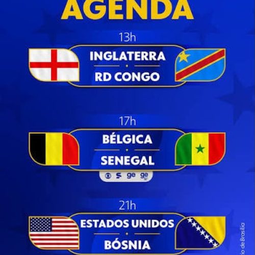 Agenda do dia movimenta a Copa do Mundo, Jogos desta quarta-feira (01) reúnem seleções tradicionais e prometem disputas equilibradas