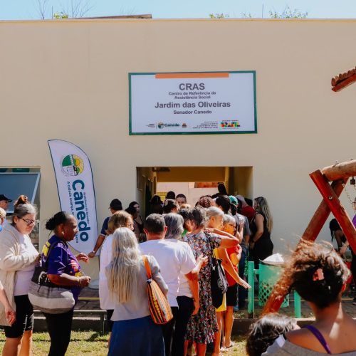 CRAS Jardim das Oliveiras é reinaugurado após reforma e ampliação em Senador Canedo