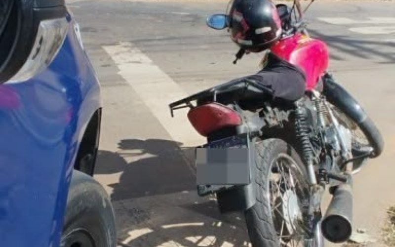 GCM recupera moto furtada e prende homem por receptação em Senador Canedo