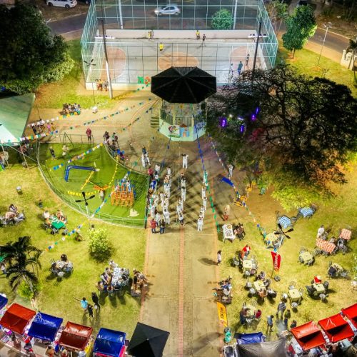 Vila Matinha recebe Arraiá do Coreto, Evento reuniu famílias com música, comidas típicas e apresentações culturais