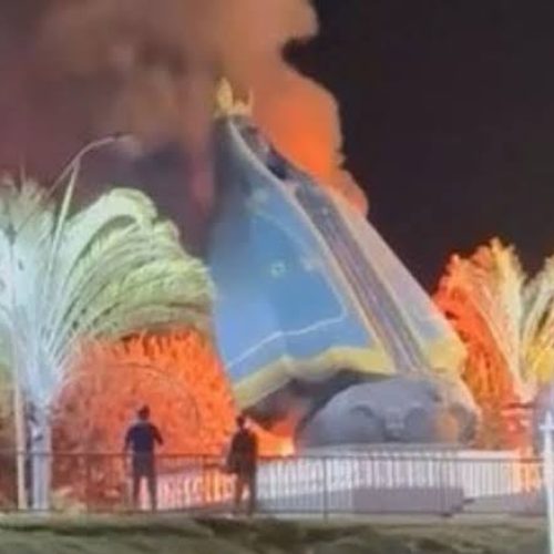 Imagem de Nossa Senhora Aparecida é destruída por incêndio em Nerópolis