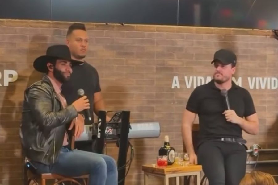 Gusttavo Lima grava novo projeto em bar de Goiânia e reúne artistas