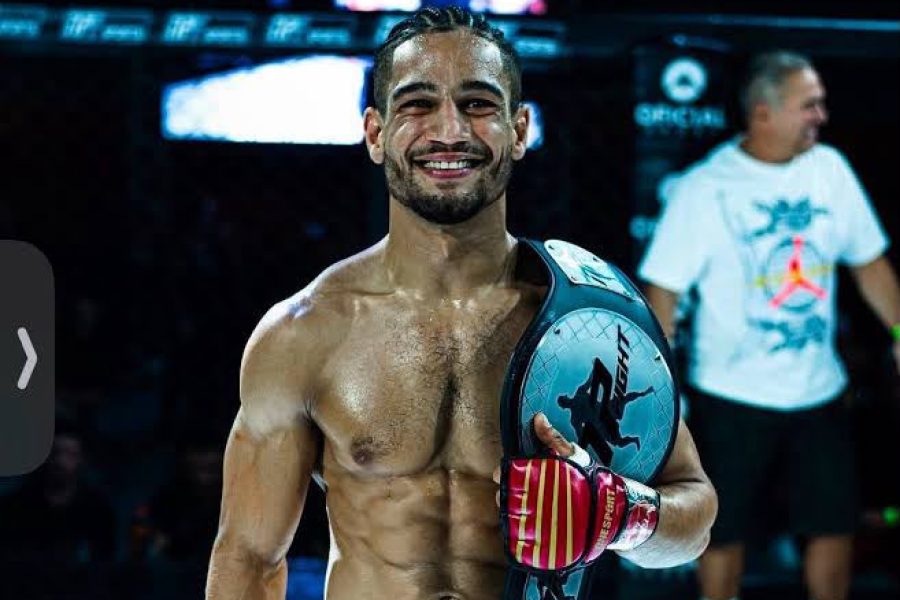 Diego Barbosa conquista cinturão no NPFIGHT e leva título para Senador Canedo