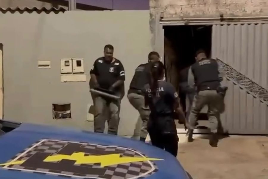 Forças de segurança realizam operação contra o tráfico na região noroeste de Goiânia