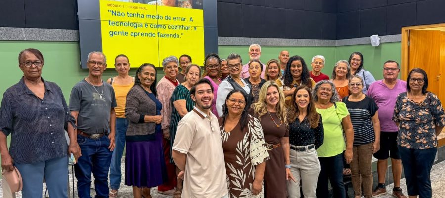 Projeto Cidadão Tech 60+ promove inclusão digital para aposentados e pensionistas do SENAPREV