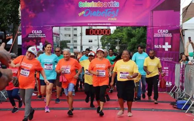 Corrida colorida contra o diabetes abre inscrições em Goiânia; veja como participar