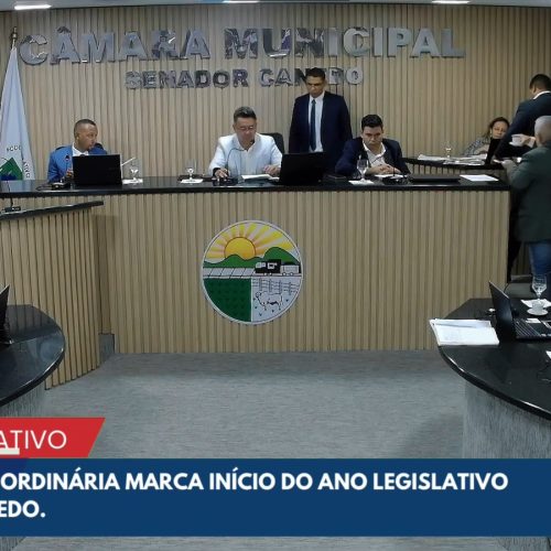 Câmara Municipal de Senador Canedo inicia trabalhos de 2026 com foco em modernização e transparência