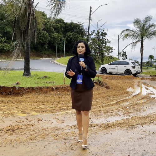 Interdição na Rua S-3 em Senador Canedo para reparos estruturais após fortes chuvas recentes