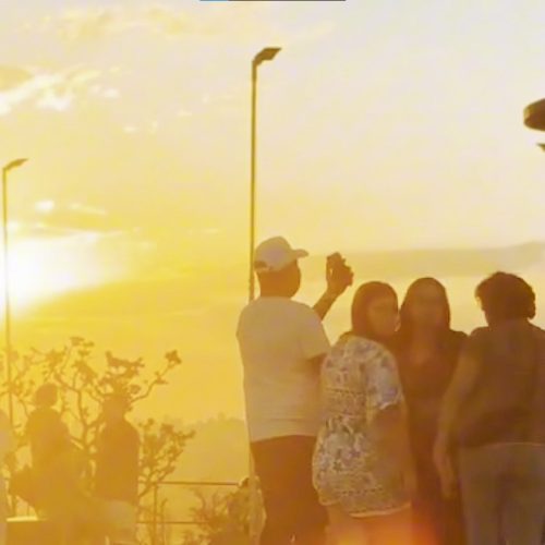 Sunset do Servidor celebra profissionais municipais no Morro do Cristo em Canedo