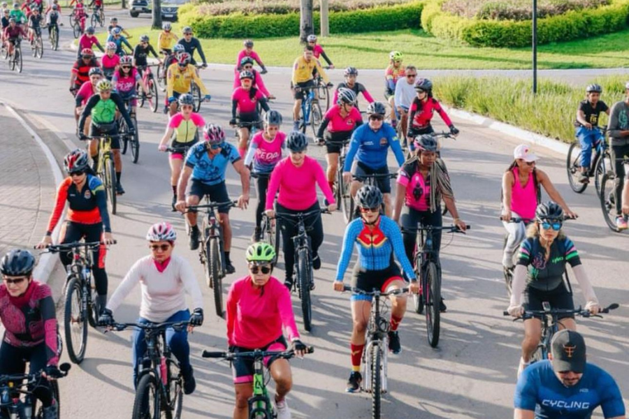 Pedal Especial em Homenagem ao Dia das Mulheres Celebra União e Superação em Senador Canedo
