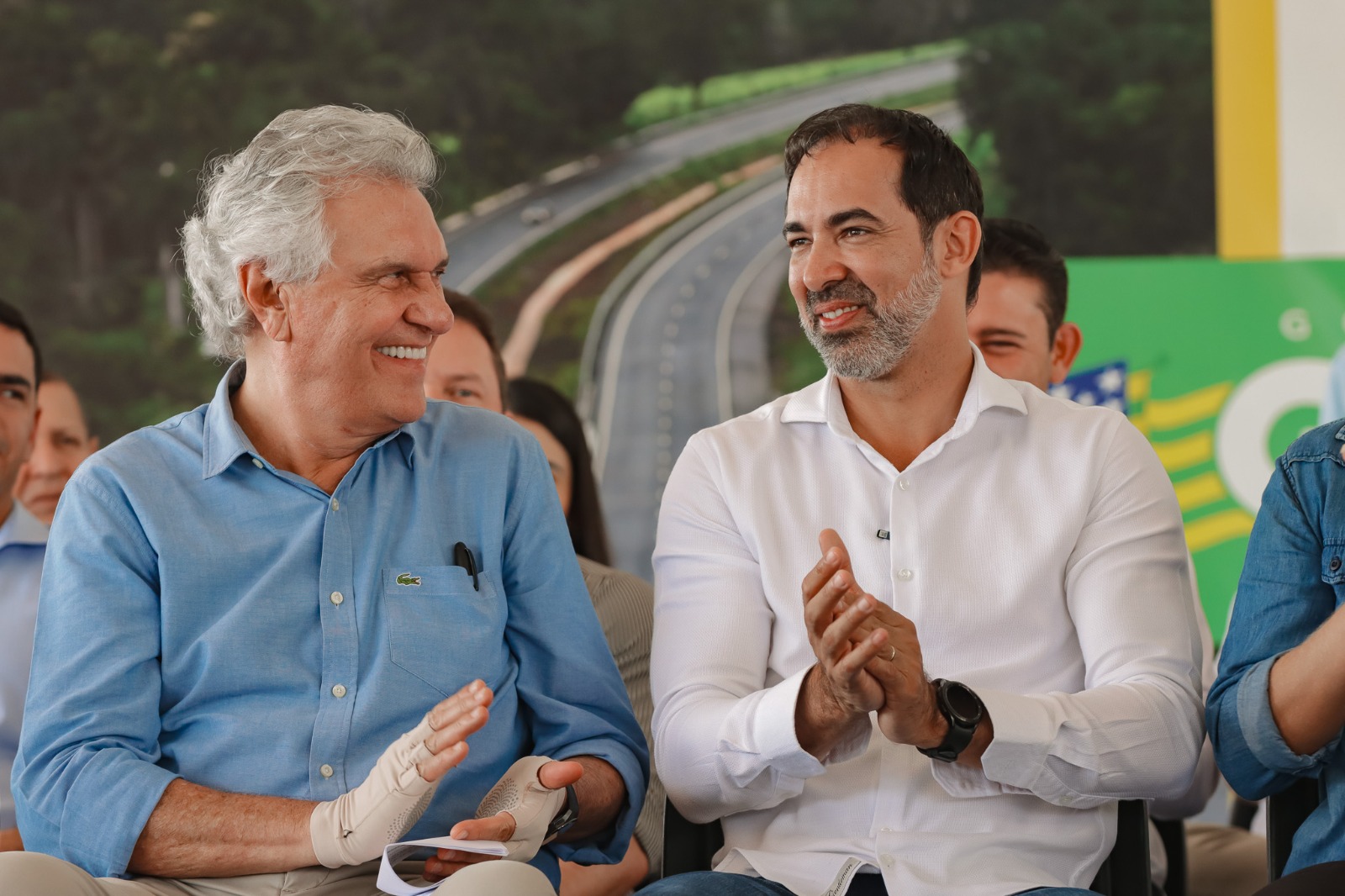 Duplicação da GO-010 é inaugurada com presença de governador Caiado e do prefeito Pellozo