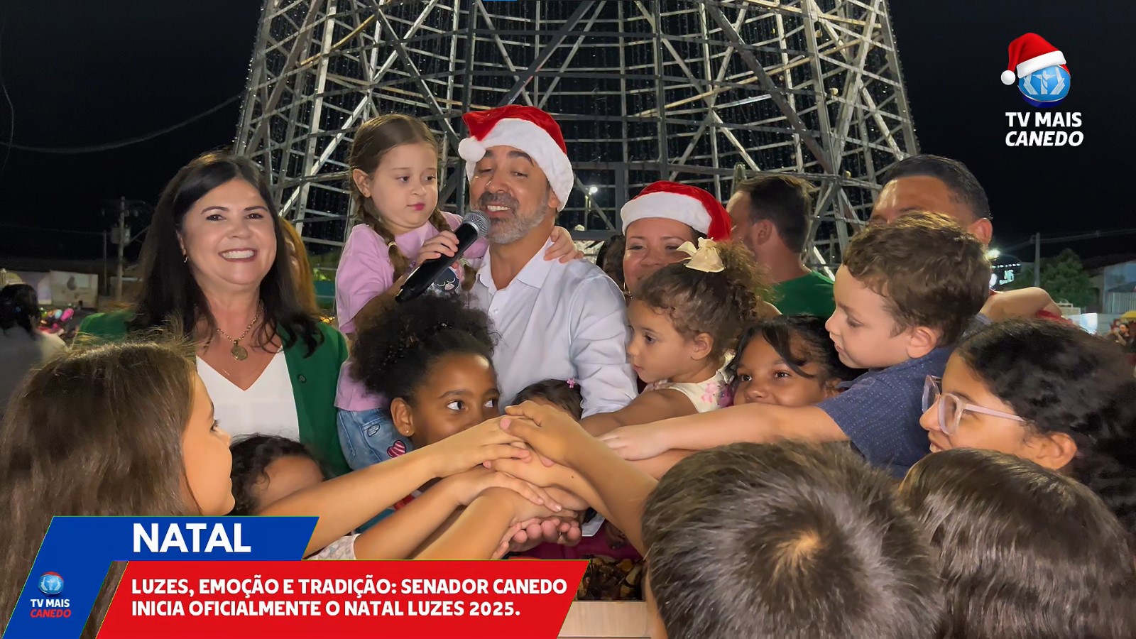 Natal luzes 2025 encanta moradores com decoração inédita em Senador Canedo