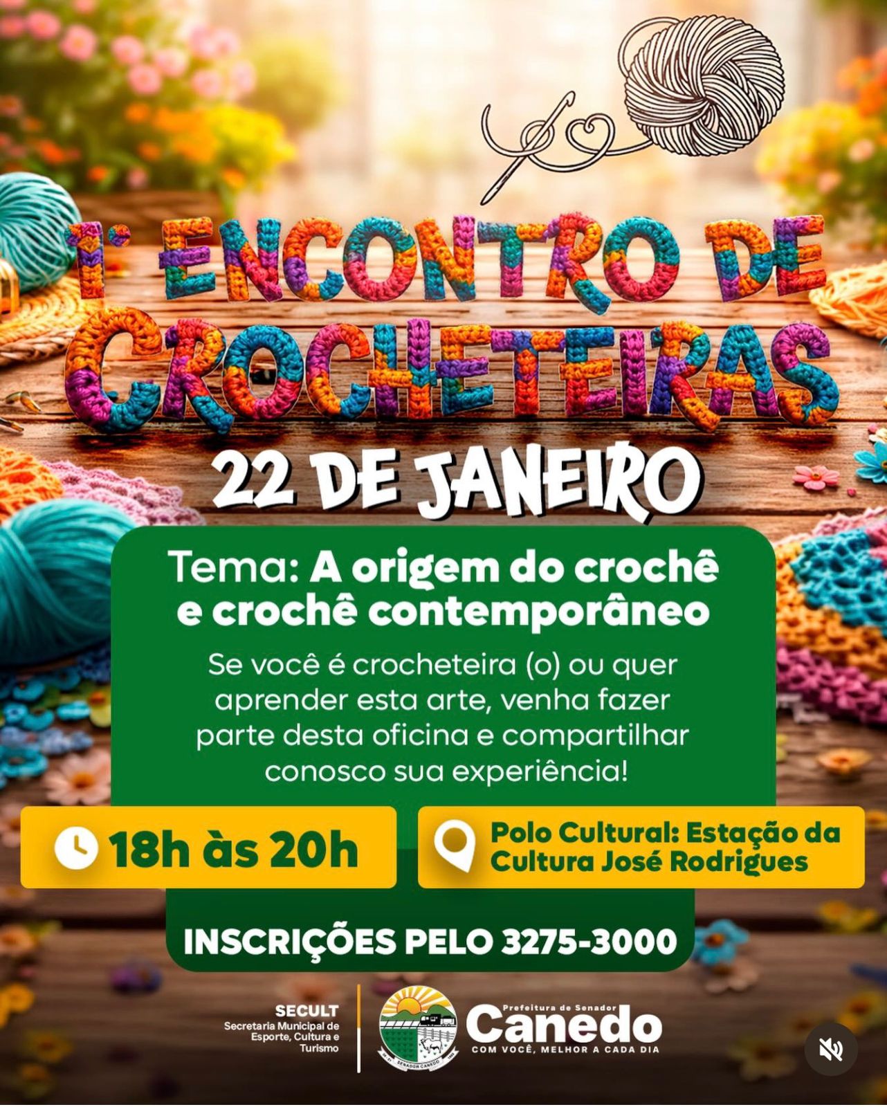 1º Encontro de Crocheteiras em Senador Canedo