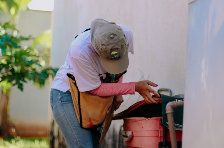 Senador Canedo intensifica ações e retira mais de 50 mil ovos do mosquito da dengue em 2026