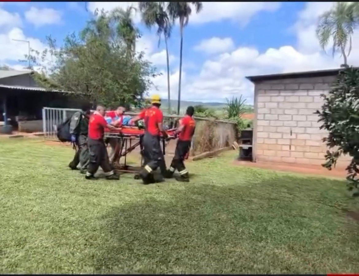 Incidente aéreo em Trindade: vítimas são socorridas e levadas a hospital