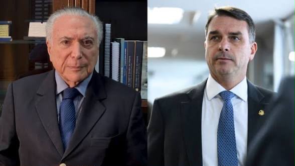 Michel Temer apoia Flávio Bolsonaro no 2º turno e diz que “as urnas falaram” por mudança