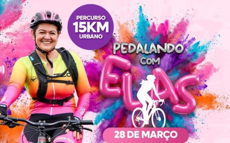 Evento “Pedalando com Elas” promove passeio ciclístico em Senador Canedo neste sábado (28)