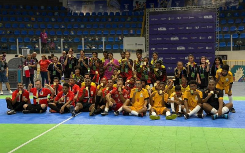 A delegação da Pestalozzi de Senador Canedo foi destaque nos Jogos Paradesportivos do Movimento Pestalozziano.