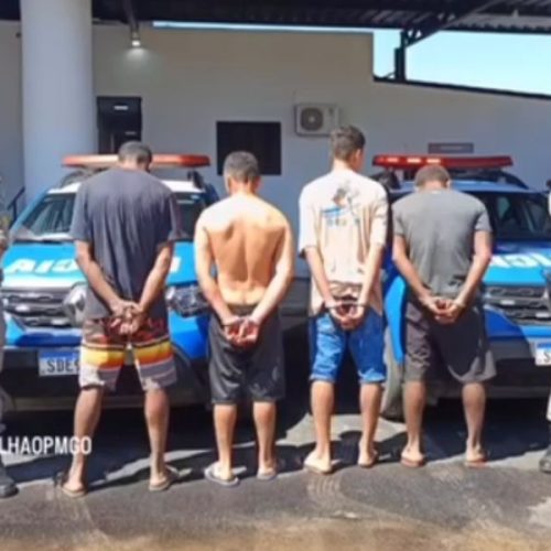 Polícia prende quatro suspeitos de homicídio após crime brutal em Distribuidora de Bebidas na GO-010