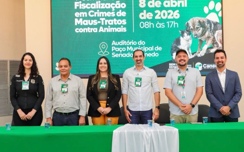 Senador Canedo realiza primeiro seminário sobre fiscalização de maus-tratos contra animais