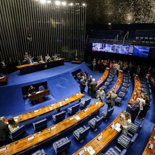 Senado adota sessões híbridas durante julgamento de Bolsonaro no STF