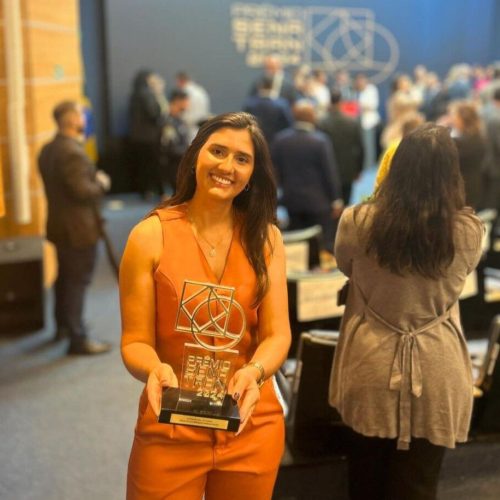 Engenheira da Prefeitura de Senador Canedo Conquista Primeiro Lugar no Prêmio Senatran