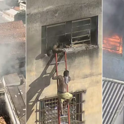 Incêndio destrói fábrica de fantasias no Rio; 21 feridos e risco de desabamento