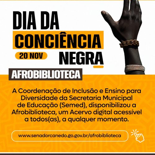 Afrobiblioteca reforça diversidade e amplia acesso à cultura afro-brasileira em Senador Canedo