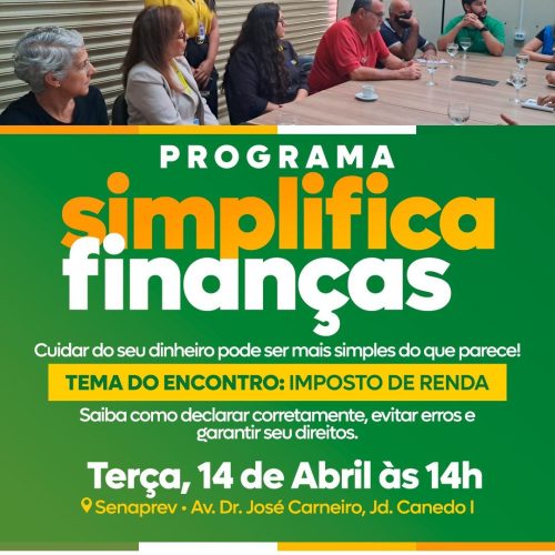 Projeto orienta aposentados sobre finanças e prevenção de golpes em Senador Canedo