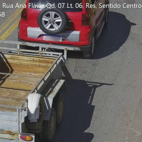 Videomonitoramento ajuda GCM a recuperar reboque furtado em Senador Canedo.