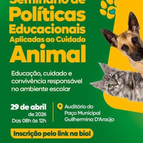 Seminário em Senador Canedo aborda educação e cuidado animal nas escolas