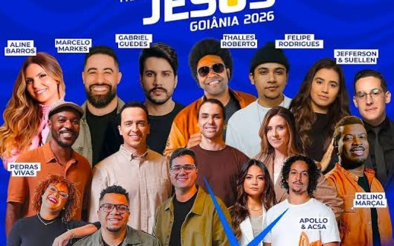 Marcha para Jesus 2026 deve reunir multidão com música e fé em Goiânia