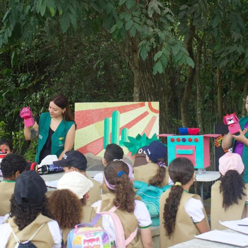 Alunos da rede municipal participam de atividade educativa sobre o Cerrado em Senador Canedo.