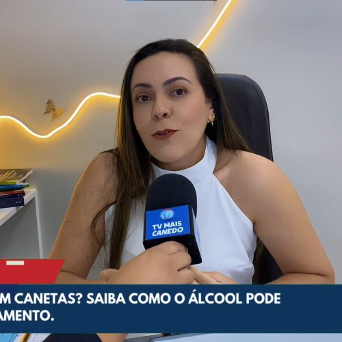 Uso de canetas emagrecedoras exige cuidado e redução do álcool no tratamento