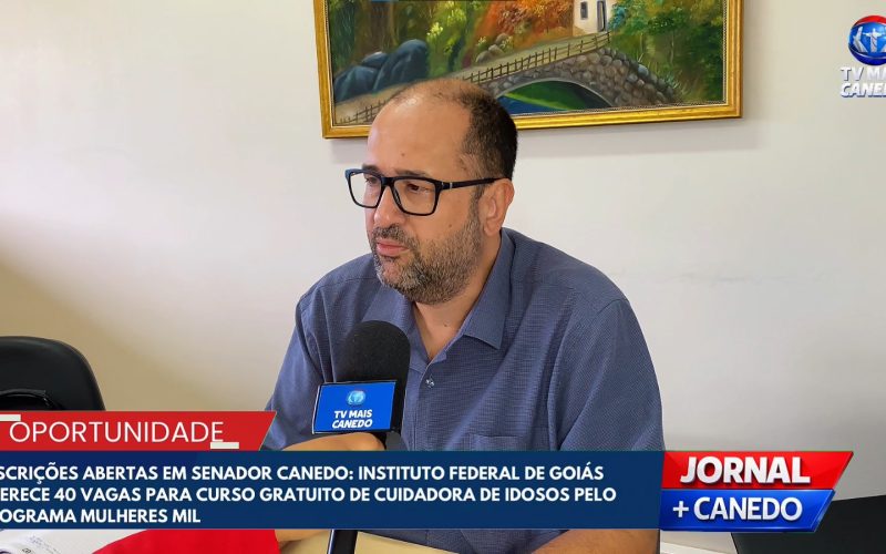 Senador Canedo oferece curso de Cuidadora de Idosos pelo Programa Mulheres Mil