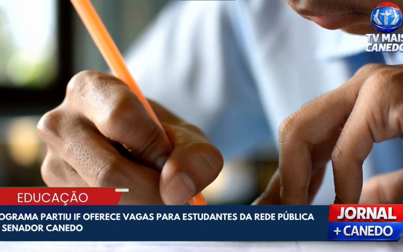 Inscrições para o programa Partiu IF seguem abertas até esta sexta-feira em Senador Canedo