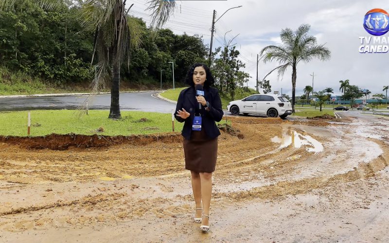 Interdição na Rua S-3 em Senador Canedo para reparos estruturais após fortes chuvas recentes
