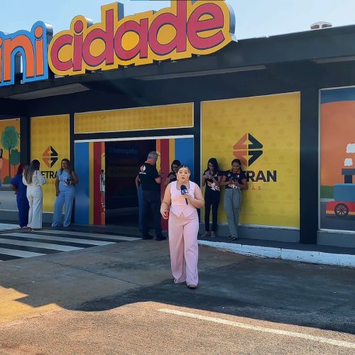 Detran-GO inaugura Mini Cidade para ensinar educação no trânsito às crianças