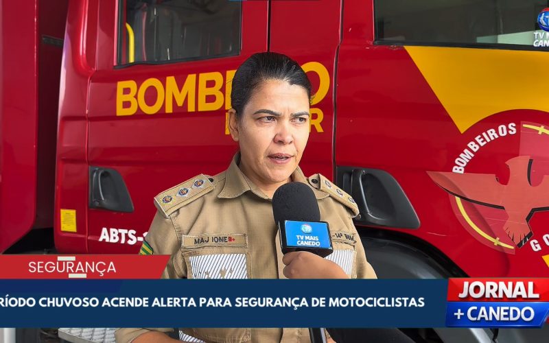 Motociclistas devem redobrar cuidados no trânsito durante o período de chuvas intensas