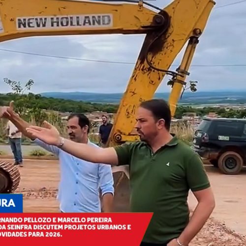 Prefeito e Seinfra planejam obras e novo ecoponto para 2026