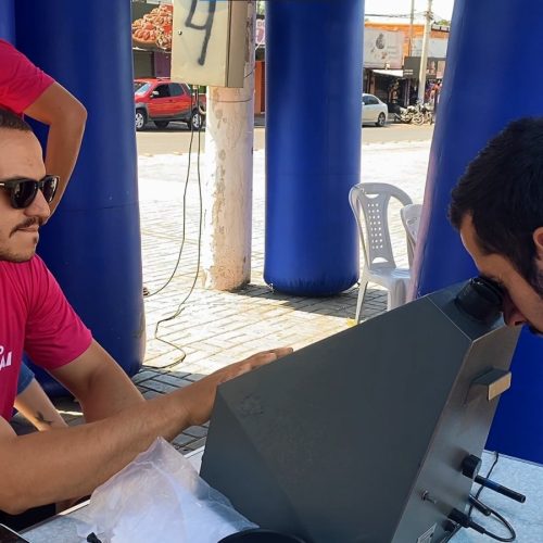 Ação de trânsito em Senador Canedo visa conscientização e segurança viária.