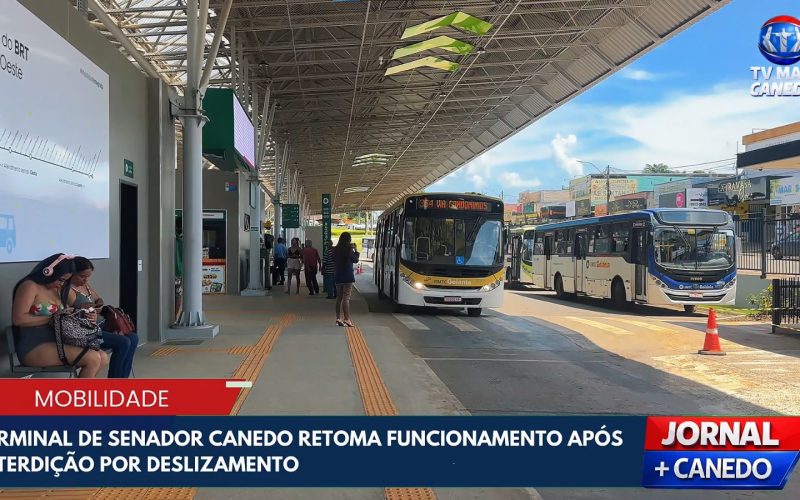 Terminal de Senador Canedo retoma funcionamento normal após interdição causada por deslizamento