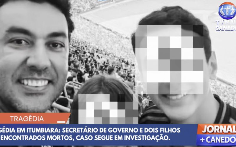 Polícia investiga morte de Thales Machado e seus dois filhos ocorrida em Itumbiara