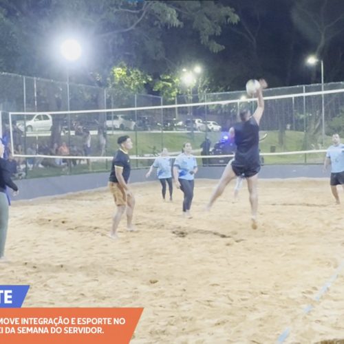 Torneio de vôlei marca semana do servidor em Senador Canedo